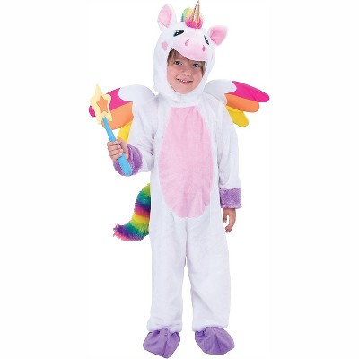 Joyfy Kids Halloween Unicorn Costume Outfits, Unicorn Costume with Wings and Star Wand for Boys Girls Role Play Dress up Party