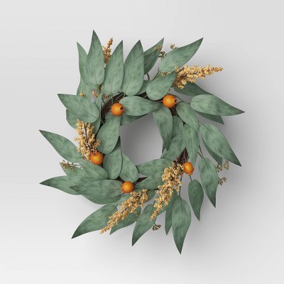Mini Eucalyptus Wreath Green - Threshold™