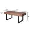 Sapphtopaz Modern Floating Top Coffee Table, Coffee Table for Living Room, Industrial Wood Coffee Table, Contemporary Center Table - 3 of 4