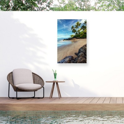 "Secret Beach Landscape" Outdoor Canvas