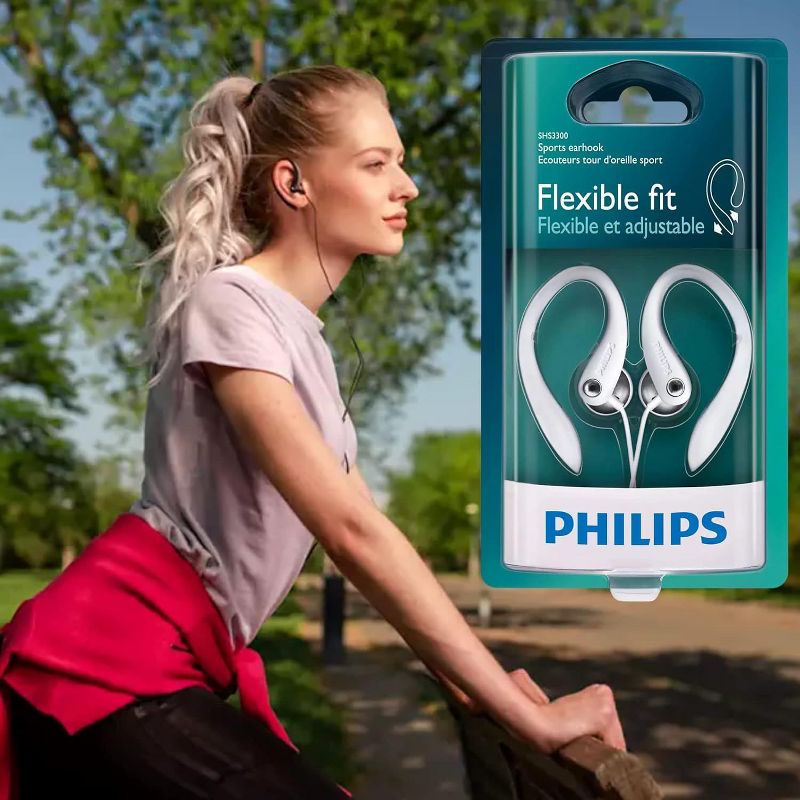 Philips Ear-Hook Earphones with Mic, 5 of 6