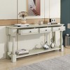 NicBex Console Table 63" Long Entryway Table with Drawers and Shelf Side Table for Entryway, Hallway, Living Room - 2 of 4