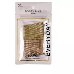 scunci Bobby Pins - Blonde - 50ct