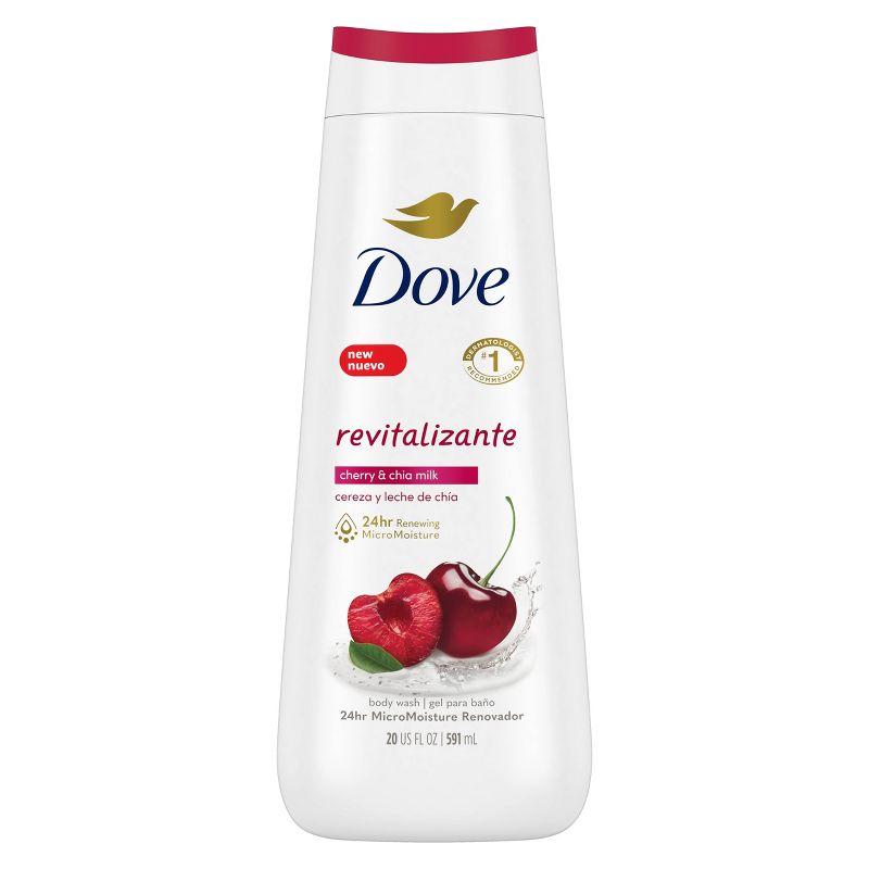 Dove Beauty Revitalizante Body Wash - Cherry &#38; Chia Milk - 20 fl oz, 3 of 9