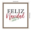 Amanti Art Feliz Navidad Script by Amanti Art Portfolio Canvas Wall Art Print Framed - 2 of 4