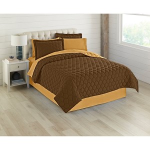 BrylaneHome BH Studio Reversible Quilt - 1 of 4