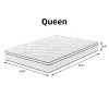 NicBex Queen Size 10 Inch Hybrid Mattress with Gel Memory Foam for a Cool Sleep,Medium Firm Mattresses,White - 3 of 4