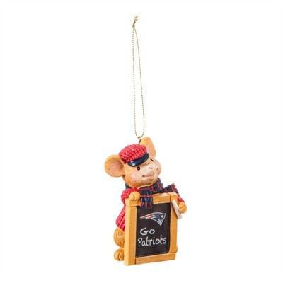 New England Patriots, Holiday Mouse Ornament