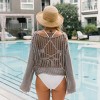 Women's Sheer Crochet Swim Cover Up Top - Cupshe - 3 of 4