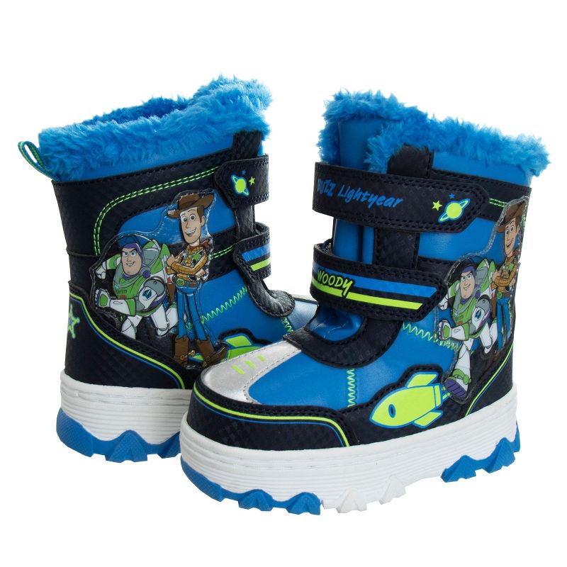 Disney Toy Story Boys Snow Boots - Kids Water Resistant Winter Boots (Toddler/Little Kid), 4 of 8