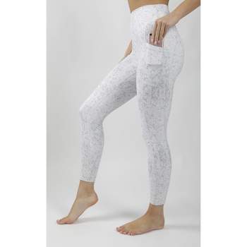Yogalicious Womens Lux Elastic Free High Waist Side Pocket 7/8 Ankle Legging  - Elderberry - Xx Large : Target