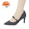 Allegra K Womens U Shape Shoe Lace Belt Shoe Ankle Detachable Elastic Straps for Heels - 4 of 4