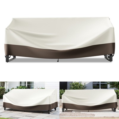 Buenhomino Rectangle Patio Furniture Cover Waterproof Outdoor Dining Table and Chair Cover Anti-UV Outside Sectional Sofa Set Covers
