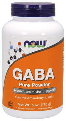 GABA Pure Powder by Now Foods  -  6 oz Powder