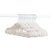 3 Sprouts Kids & Baby Velvet Hangers 30 pack - Blueberry & Cream - 3 of 4
