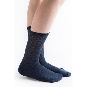 Doc Ortho Loose Fit Diabetic Crew Compression Socks, 3 pairs - 1 of 2