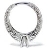 Pompeii3 1/4ct Diamond Engagement Antique Like Ring Setting 14K - 3 of 4