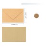 Unique Bargains Invitation Envelopes for Greeting Cards Wedding Birthday Christma 5 Pcs - 2 of 4