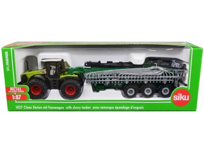 Claas 5000 Xerion Tractor Green With Gray Top 1/32 Diecast Model By Siku :  Target