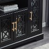 NicBex Buffet Cabinet with Storage 51.97" Modern Sideboard Cabinet Console TV Cabinet with Glass Doors and Adjustable Shelves for Living Room - 2 of 4