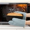 REGALWOVEN Soft Heat Resistant Cotton Lined Oven Mitts for Baking Cooking and Secure Gripping Kitchen Use Set of 2 - 4 of 4