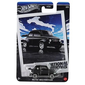 Hot Wheels 1960 Fiat 500 D Modificado  National Icons Silver Series - 1 of 3