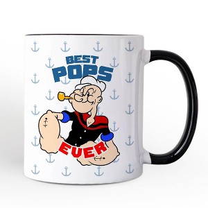 Best Pops Ever  Mug, Classic Popeye the Sailorman Dad Gift | OrnamentallyYou - 1 of 4