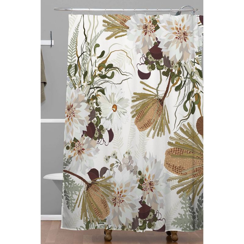 Iveta Abolina Juliette Charm Shower Curtain Brown - Deny Designs, 3 of 7