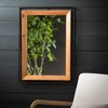 Sullivans 29" Black Framed Walnut Mirror, Wood - 3 of 3
