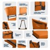 Folding Reclining Stadium Seat with Multiple Pockets, Anti-Slip Bottom, Bleacher Hooks, Adjustable Height - 4 of 4