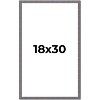 PosterPalooza | Textured Grey Picture Frame - UV Acrylic, Foam Board Backing, Hanging Hardware - 2 of 4