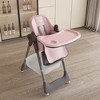 RUVALINO Infant Seats Specially Customized for Babies, Modern and Exquisite Design, Suitable for Living Room, Bedroom, Pink, 29.9"*20.9"*35.4" - 3 of 4