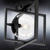 Urban Ambiance Luxury Minimalist Ceiling Light 9.75''H x 12''W,  Midnight Black Finish,  Singleton Collection, UHP4021 - 4 of 4