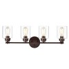 Chloe Lighting Karson Transitional 4 Light Oil Rubbed Bronze Bath Vanity Fixture 30" Wide - 2 of 4