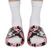 Kuromi Head With Pink Skull Toss Icons Women's Slides - 4 of 4