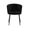 Meridian Furniture,Skylar Velvet Dining Chair, Set of 2 - 3 of 4