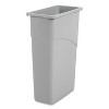 Boardwalk Slim Jim Waste Container 23 Gal Gray Plastic 23glsjgra : Target