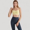 Anna-Kaci Active Women's Spaghetti Strap Scoop Neck Sports Bra Top with Lightweight Stretch Fabric - 2 of 4