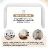 NicBex 52" Modern Wood Console Table with Curved Edge, Entryway Table with Natural Texture, Wide Couch Table for Living Room, Entryway - 4 of 4