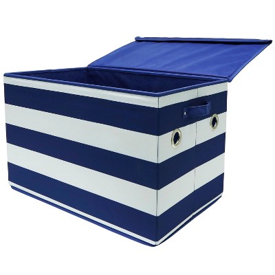 blue toy chest