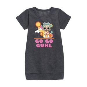 - LOL Surprise! - Go Go Gurl Graphic Short Sleeve Fleece Dress - 1 of 3