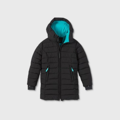 target black puffer jacket