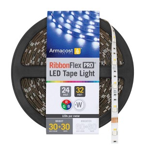 Armacost Lighting RibbonFlex Pro 24V RGB+W LED Strip Light Tape 30 + 30 LED/m Cabinet Lights - 1 of 1