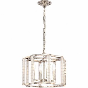 Crystorama Lighting Carson 4 - Light Chandelier in  Polished Nickel - 1 of 4