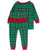 RuffleButts Modal Blend Toddler Girls Ruffle Long Sleeve Pajama Set - 2 of 2