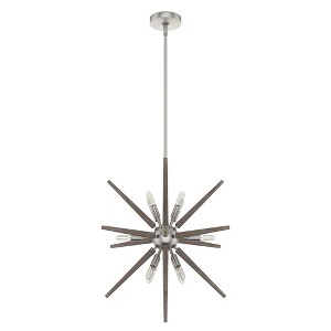 Hunter Fans Jupiter Star 12 - Light Pendant in  Brushed Nickel - 1 of 1