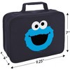 Sesame Street Cookie Monster Head Insulated Soft Sided Lunch Box - 2 of 4