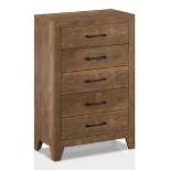 Quail 5 Drawer Chest Rustic Light Walnut - HOMES: Inside + Out