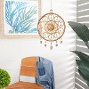 25" x 14" Eclectic Metal Sun Windchime Bronze - Olivia & May: Iron Craftsmanship, Decorative Bells, Spot Clean - 2 of 4