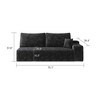 MAYEERTY Sofa with Armrest - Corduroy, Armrest Design, Comfort Seat, No Assembly, for Living Room/Bedroom - 4 of 4
